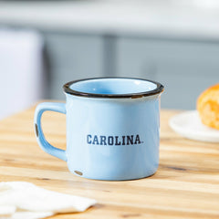 University of North Carolina Ceramic Camp Cup with Enamel Finish, 14oz - Collegiate Home