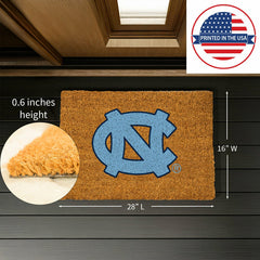 Coir Mat, 16"x28", University of North Carolina - Collegiate