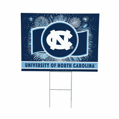 University of North Carolina Yard Sign, Patriotic - Collegiate Home