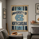 University of North Carolina, Canvas Wall Tapestry, Large, 54x36 - Collegiate Home