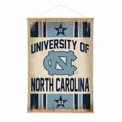 University of North Carolina, Canvas Wall Tapestry, Large, 54x36 - Collegiate Home