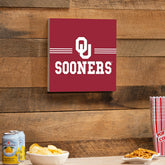 University of Oklahoma Wood Wall Sign, 12x12 - Collegiate Home