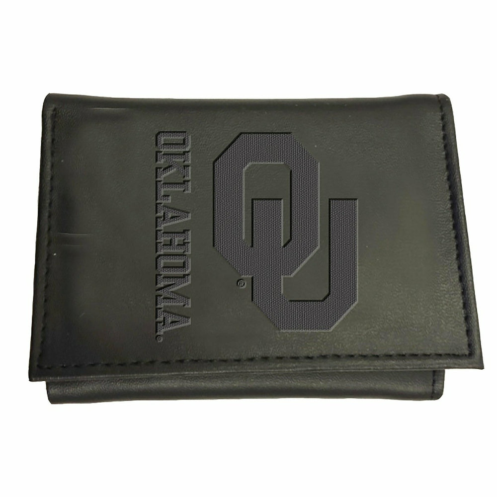 University of Oklahoma, Tri-Fold Wallet, Black - Collegiate Home