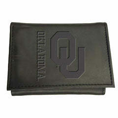 University of Oklahoma, Tri-Fold Wallet, Black - Collegiate Home