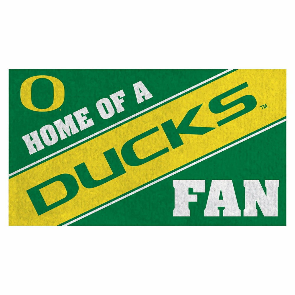 University of Oregon, PVC Mat COLOR, Home of a Fan - Collegiate