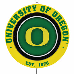 University of Oregon, Metal Lite, Round - Collegiate