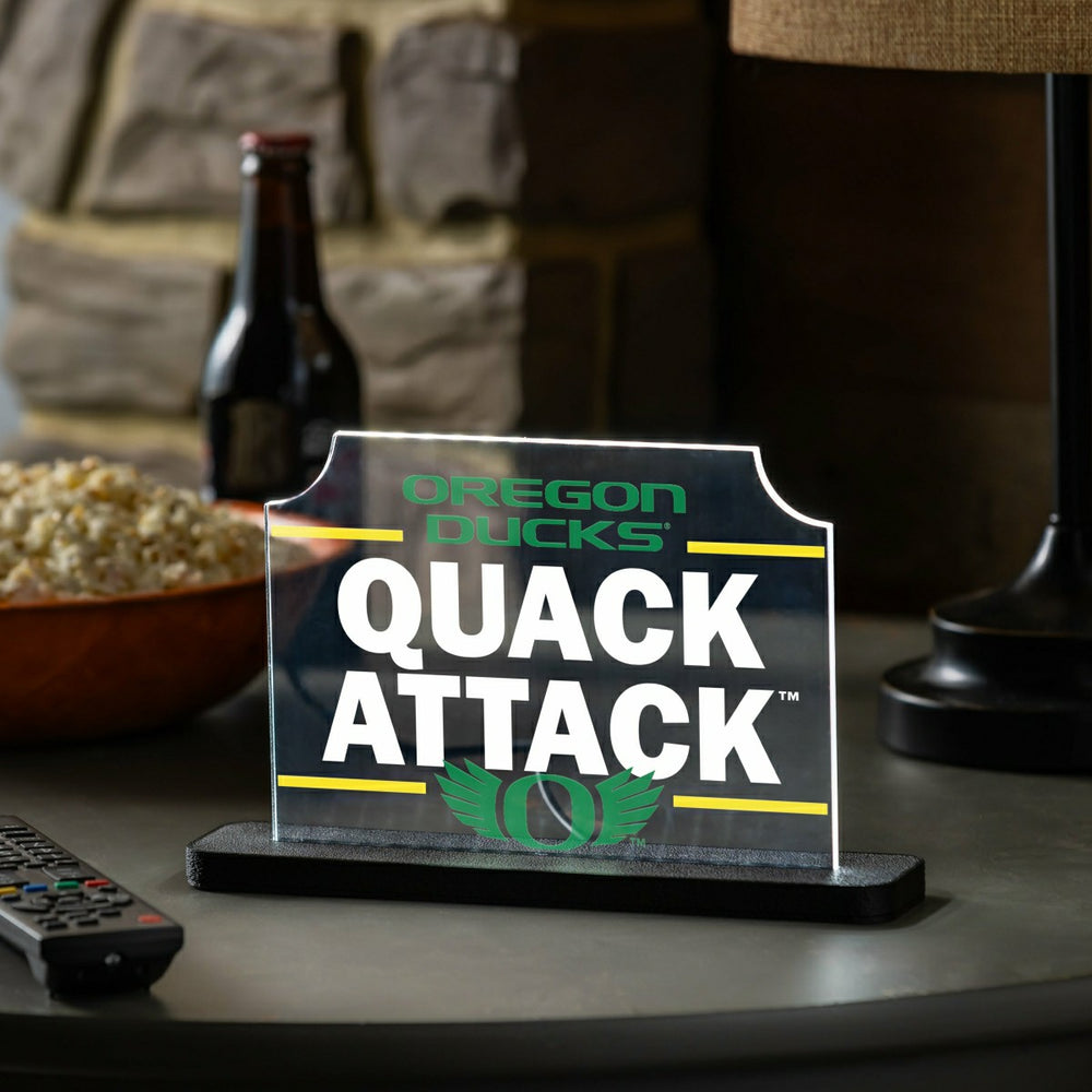 University of Oregon College Rectangle Desklite LED Décor - Collegiate Home