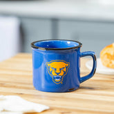 University of Pittsburgh Ceramic Camp Cup with Enamel Finish, 14oz - Collegiate Home