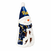 University of Pittsburgh Snowman LED Statuary, 8" - Collegiate Home