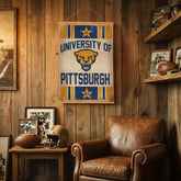 University of Pittsburgh, Canvas Wall Tapestry, Medium, 36x24 - Collegiate Home