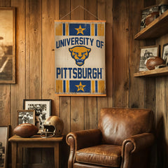 University of Pittsburgh, Canvas Wall Tapestry, Medium, 36x24 - Collegiate Home