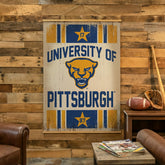 University of Pittsburgh, Canvas Wall Tapestry, Large, 54x36 - Collegiate Home
