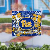 University of Pittsburgh Yard Sign, Holiday - Collegiate Home
