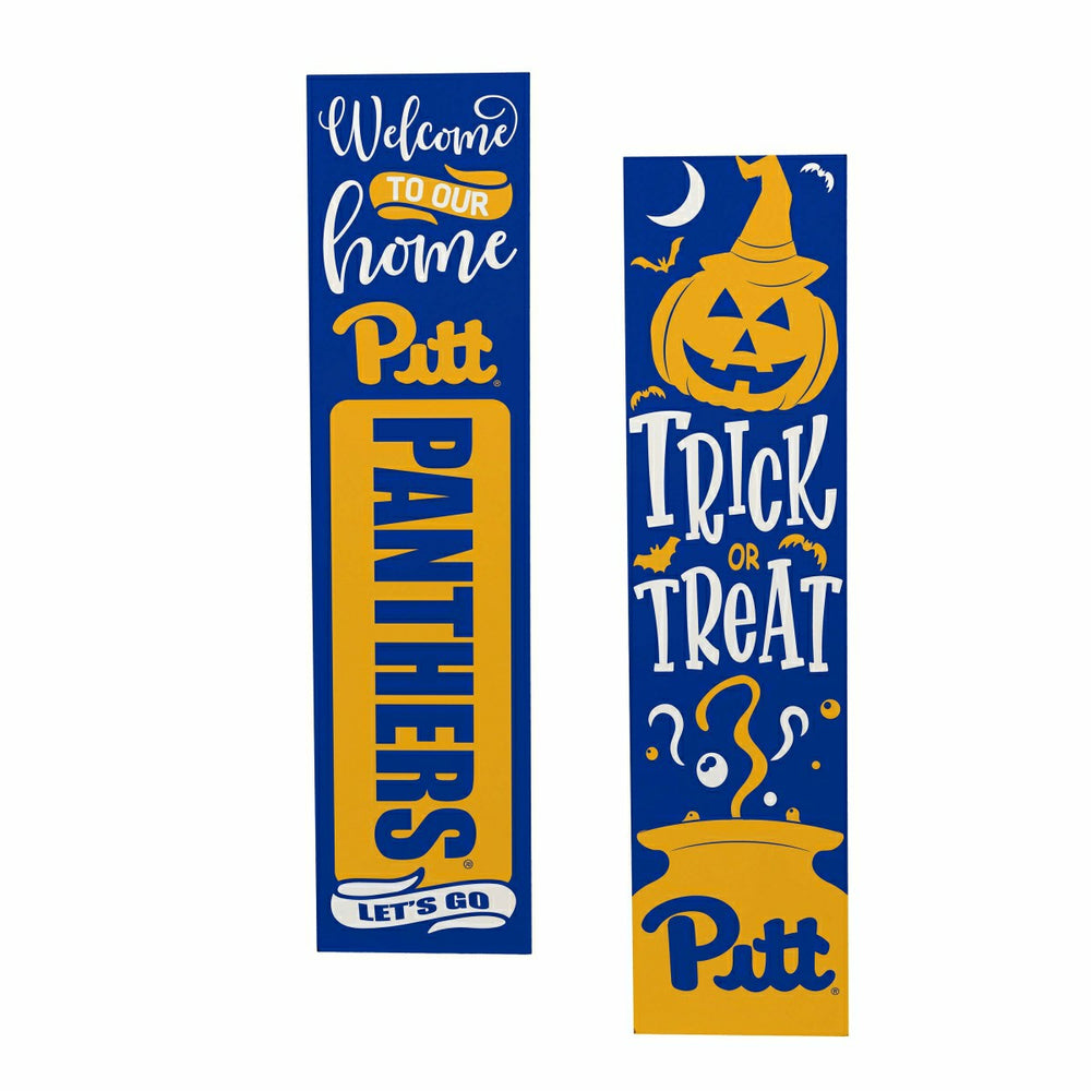 47" Double Sided Leaner, University of Pittsburgh, Halloween - Collegiate Home