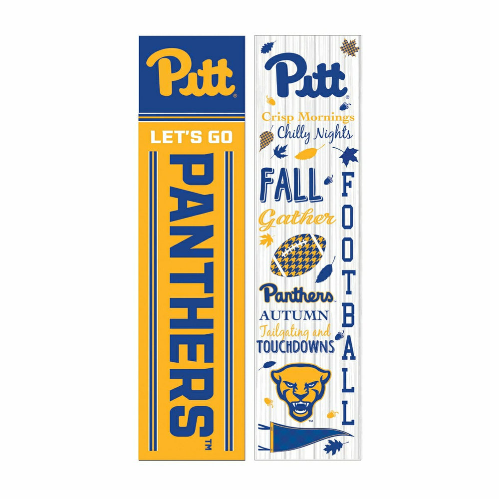 46" Double Sided Leaner, University of Pittsburgh, Fall Seasonal - Collegiate Home