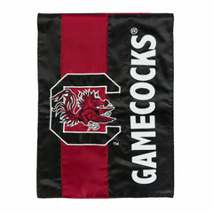 University of South Carolina Mixed-Material Embellished Appliqué Garden Flag - Collegiate Home