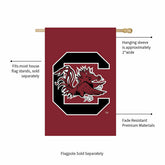 University of South Carolina Applique House Flag - Collegiate Home