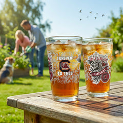 University of South Carolina 16oz Glass pint, Set of 2 - Collegiate Home