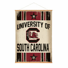 University of South Carolina, Canvas Wall Tapestry, Large, 54x36 - Collegiate Home