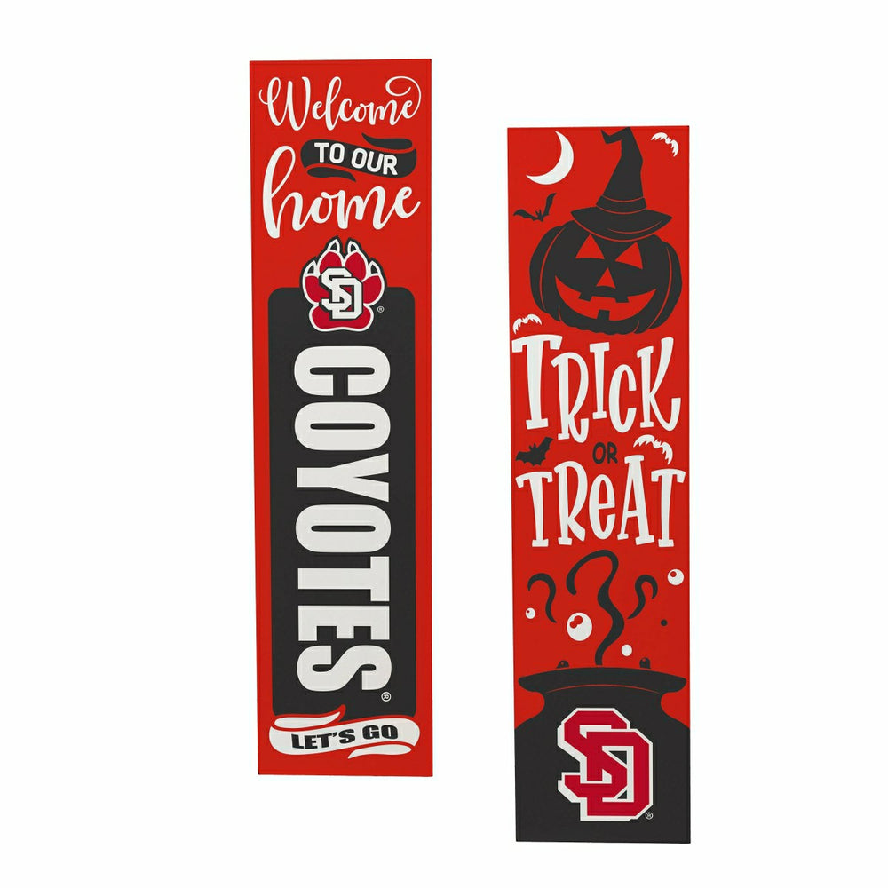 47" Double Sided Leaner, University of South Dakota, Halloween - Collegiate Home