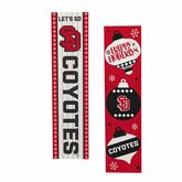 47" Double Sided Leaner, University of South Dakota, Christmas - Collegiate Home
