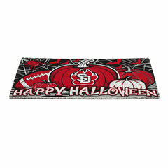 University of South Dakota Halloween PVC Mat, 28"x16" - Collegiate