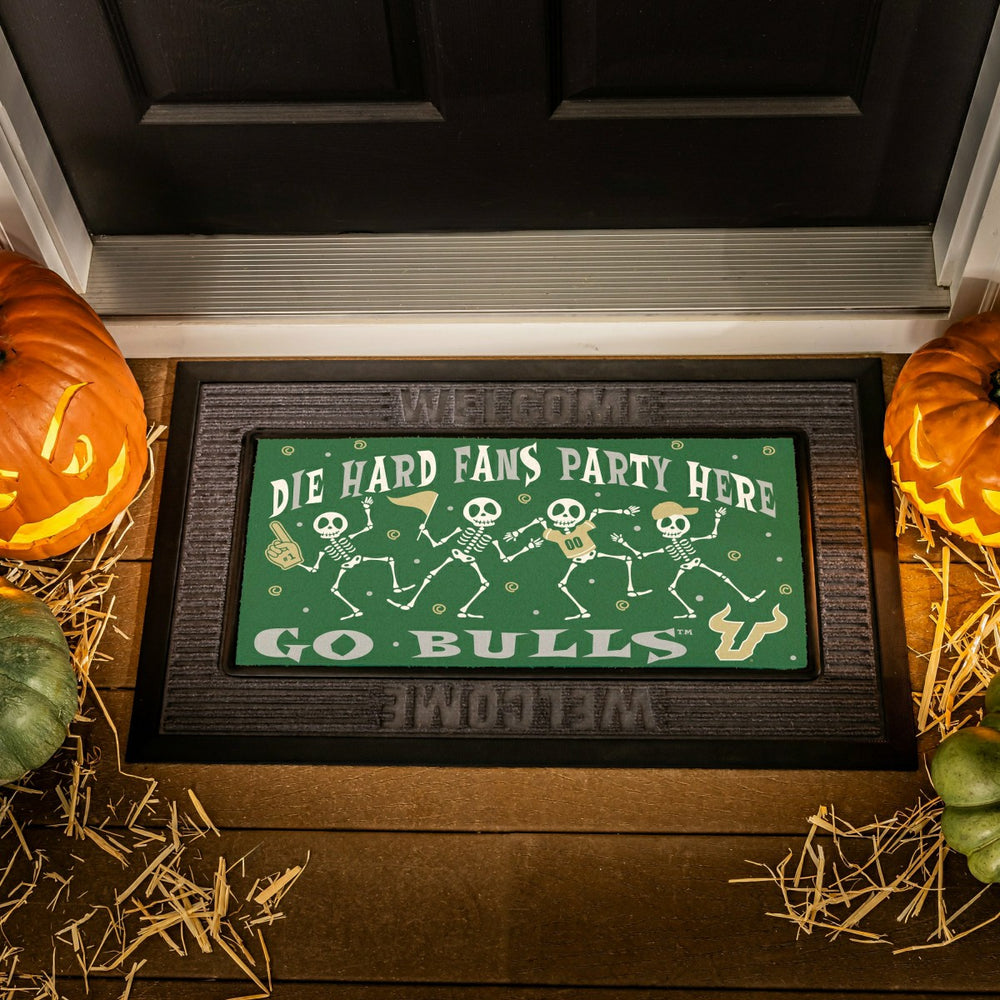 University of South Florida Flocked Coir Halloween Sassafras Switch Ma - Collegiate
