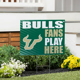 University of South Florida Coroplast Yard Sign "Fans Play Here" - Collegiate Home