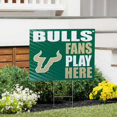 University of South Florida Coroplast Yard Sign "Fans Play Here" - Collegiate Home