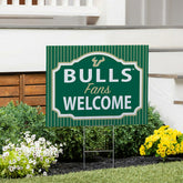 University of South Florida Coroplast Yard Sign, "Fans Welcome" - Collegiate Home
