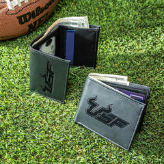 South Florida, Bi-Fold and Tri-Fold Wallet Gift Set, Black - Collegiate Home