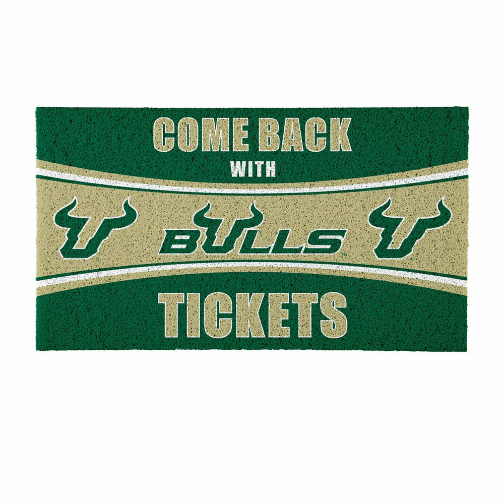 28" x 16" PVC Trapper Mat, Come Back with Tickets, University of South - Collegiate