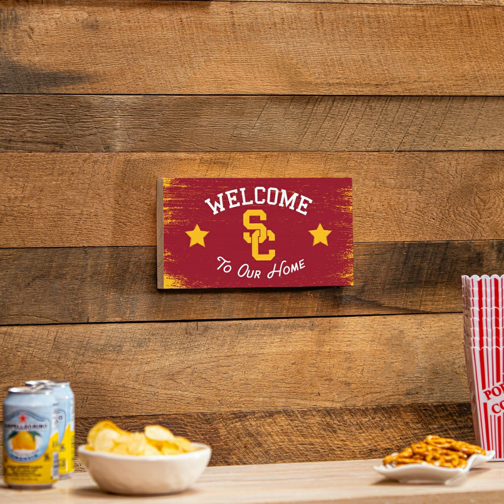 University of Southern California Wood Wall Sign, 6x11 - Collegiate Home