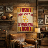 University of Southern California, Canvas Wall Tapestry, Medium, 36x24 - Collegiate Home