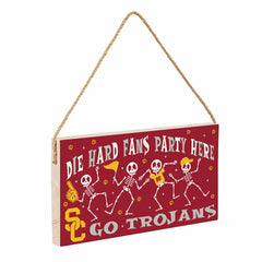 University of Southern California Halloween Wood Wall Sign, 6x11 - Collegiate Home