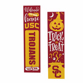 47" Double Sided Leaner, University of Southern California, Halloween - Collegiate Home