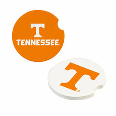University of Tennessee Car Coaster Set, 2pc - Collegiate Home