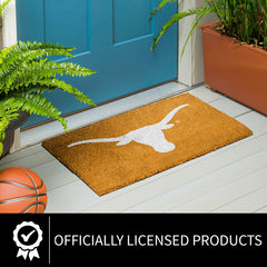 Coir Mat, 16"x28", University of Texas - Collegiate