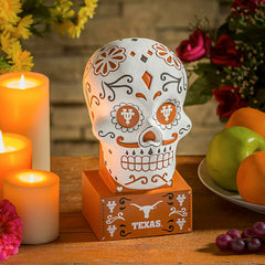 University of Texas, Sugar Skull Statue - Collegiate Home