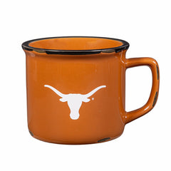 University of Texas Ceramic Camp Cup with Enamel Finish, 14oz - Collegiate Home