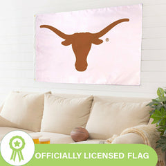 University of Texas Single Sided Flag w/ 2 Grommets, 3'x5' - Collegiate Home