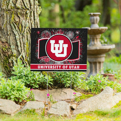 University of Utah Yard Sign, Patriotic - Collegiate Home