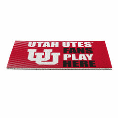 University of Utah Fan Mat, 28"x16" - Collegiate