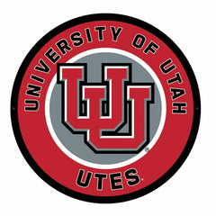 LED Wall Decor, Round, University of Utah - Collegiate Home