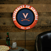 University of Virginia, Metal Lite, Round - Collegiate