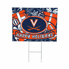 University of Virginia Yard Sign, Holiday - Collegiate Home