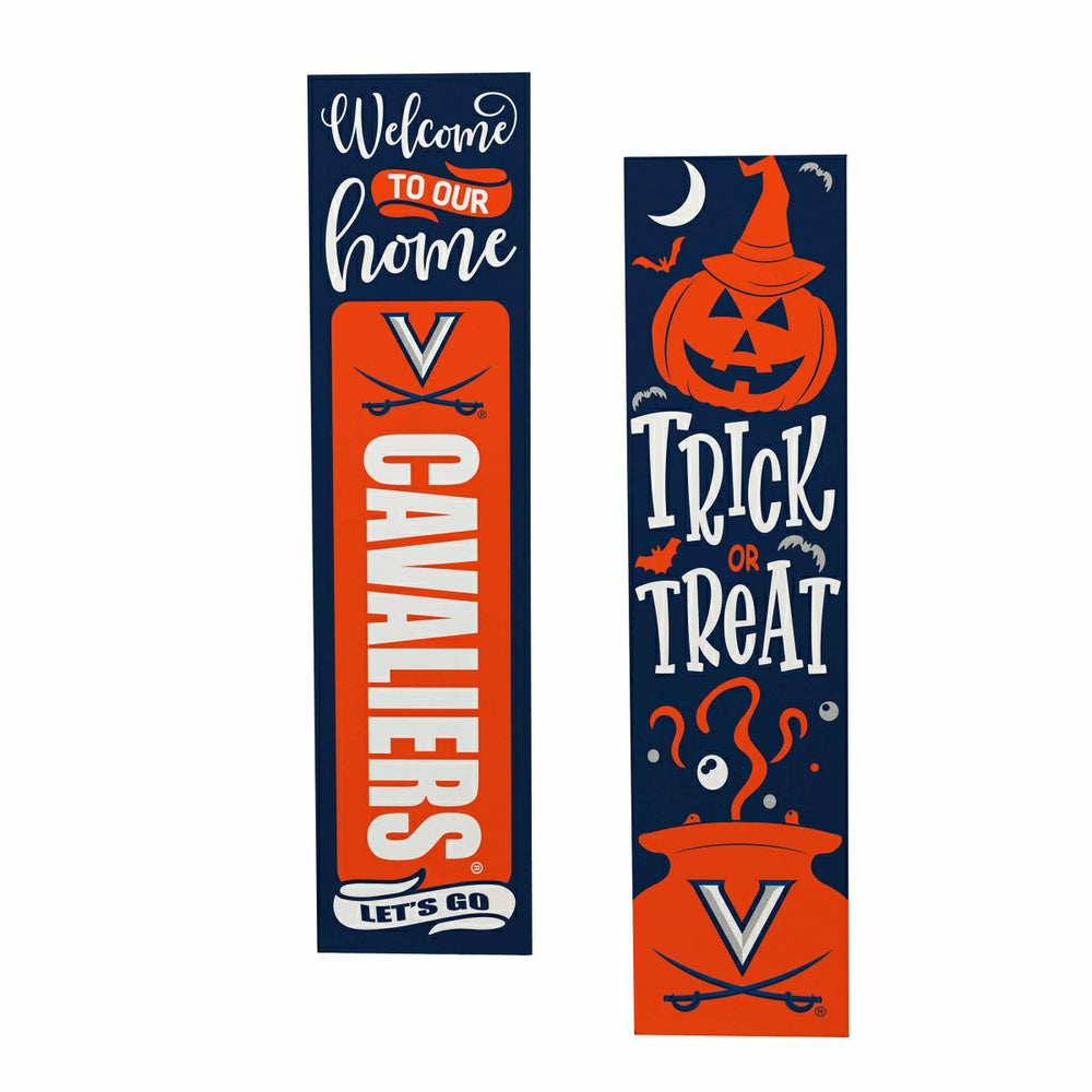 47" Double Sided Leaner, University of Virginia, Halloween - Collegiate Home