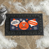 University of Virginia Holiday Flocked Coir Sassafras Switch Mat, 22"x - Collegiate