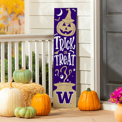 Universitiy of Washington 47" Double Sided Leaner, Halloween - Collegiate Home