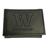 University of Washington, Tri-Fold Wallet, Black - Collegiate Home